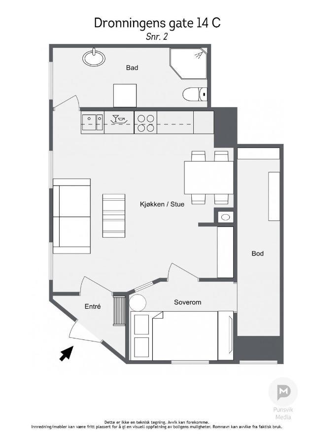 Central Bus Station Apartment, Wifi, Tv Narvik Exterior photo